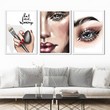 Набір постерів для салону краси "But first, Makeup" 3 шт (S97110) S97110 фото