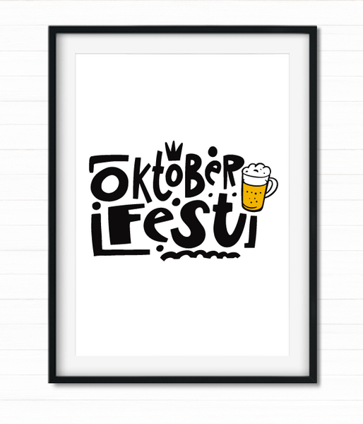 Постер для пивного фестивалю Октоберфест 2 размера (OK202319) A3_OK202319 фото