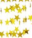Бумажная гирлянда "Золотые звезды с глиттером" 4 метра (M20700) M20700 фото 1