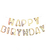 Паперова гірлянда з літерами "Happy Birthday" золота (M40137) M40137 фото 1