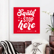 Новогодний декор - табличка для украшения интерьера дома "Santa Stop Here" (04172) 04172 фото 2