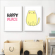 Набір із двох постерів для дитячої кімнати "HAPPY PLACE" 2 розміри (01783) 01783 (А3) фото 1