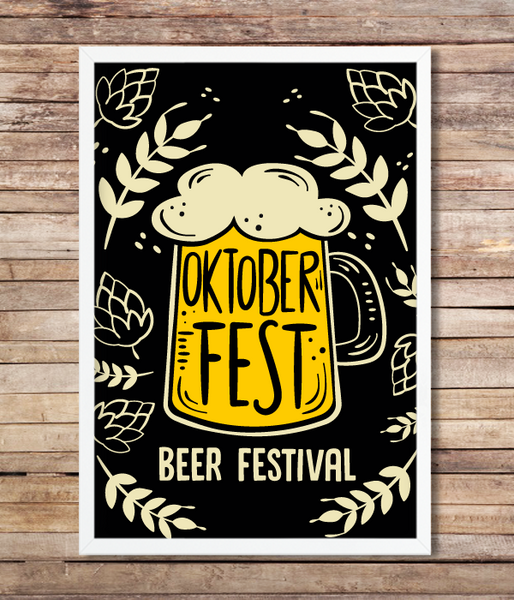 Декор-постер "Oktoberfest" 2 размера без рамки (09030) A3_09030 фото