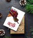 Новогодняя открытка 2024 на год дракона "З новим роком" (NY701107) NY701107 фото 4
