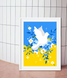 Декор для интерьера - постер с украинской символикой "Голубь мира" 2 размера (021147) 021147 (А3) фото 2