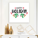 Новогодняя табличка для украшения интерьера "Happy Holiday" (01459) 01459 фото 1