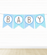 Гірлянда з прапорців Baby для бейбі шауер (02754) 02754 фото 1