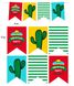 Паперова гірлянда "Мексиканська вечірка" 12 прапорців (M-208) M-208 фото 1