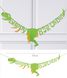 Паперова гірлянда "Happy Birthday" з динозавром 150 см (D461) D461 фото 1