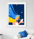 Декор для інтер'єру - постер з українською символікою "Україночка з голубом" 2 розміри (021148) 021148 фото 1