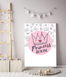Постер для детской комнаты "Princess Room" 2 размера (01784)