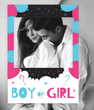 Рамка для фотосесії на Гендер Паті "BOY or GIRL" 80x60 см (04920)