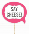 Табличка для фотосесії "Say cheese!" (01392)