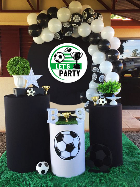 Табличка із пластику для футбольної вечірки "Let's Party" 45 см. (F70080) F70080 фото