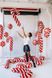 Велика повітряна кулька у вигляді новорічного льодяника Карамельна трость 82x37 см (04250) 04250 фото 2