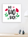 Новогодняя табличка для украшения интерьера "Ho Ho Ho" (04158) 04158 фото 2
