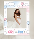 Рамка для фотосесії на Гендер Паті "GIRL or BOY" 80x60 cм (04921) 04921 фото 2