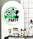 Табличка із пластику для футбольної вечірки "Let's Party" 45 см. (F70080) F70080 фото 1