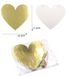 Паперова гірлянда з сердечок Gold Hearts (12 ВЕЛИКИХ сердечок) VD-502 фото 5