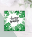 Тропическая открытка на день рождения "Happy birthday" (0205) 0205 фото 3