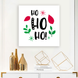 Новогодняя табличка для украшения интерьера "Ho Ho Ho" (04158) 04158 фото 3