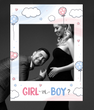 Рамка для фотосесії на Гендер Паті "GIRL or BOY" 80x60 cм (04921) 04921 фото