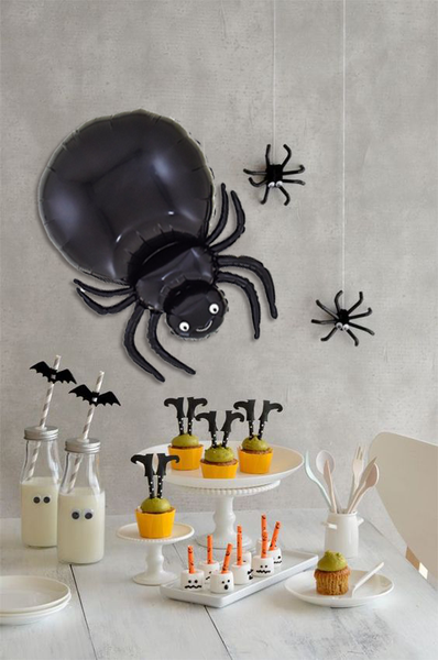 Воздушный шар - фигура паук на Хэллоуин 80х53 см (H6792) H6792 фото