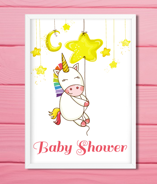 Декор-постер "Baby shower" 2 розміри (02936) 02936 фото