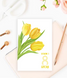 Открытка на 8 марта с тюльпанами "Вітаємо З 8 березня" 10х15 см (04123) 04123 фото 2