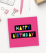 Креативна листівка на день народження "Happy birthday" (039192) 039192 фото 1