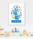 Постер для украшение Пасхи в украинском стиле "З Великоднем!" 2 размера (04141) 04141 фото 3
