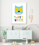 Постер для детской комнаты "Sweet dreams" 2 размера (01790) 01790 фото