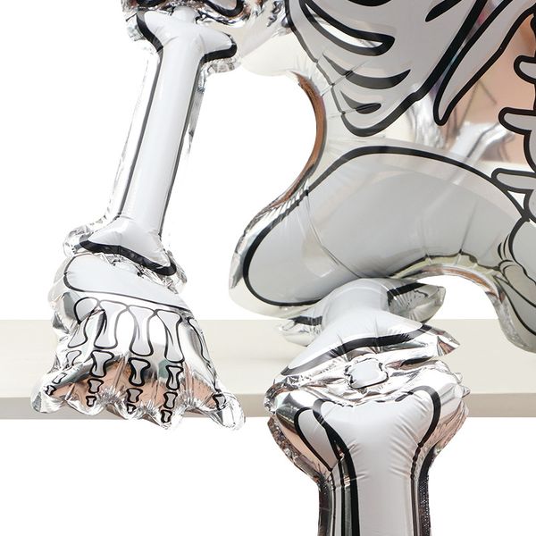 Повітряна куля - фігура скелет на Хелловін 158х90 см (H6791) H6791 фото