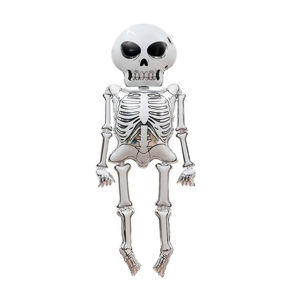 Воздушный шар - фигура скелет на Хэллоуин 158х90 см (H6791) H6791 фото