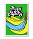 Постер в стиле поп-арт Happy Birthday с бананами 2 размера (03273) 03273 фото 1