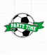 Табличка из пластика для вечеринки в стиле футбол "Party Time" 50х30 см. (F700882) F700882 фото 2