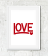 Плакат Любов (2 розміри) 01683 фото