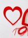 Гірлянда-серця великі з фетру на День Закоханих 18 см 12 шт (VD-00970) VD-00970 фото 2