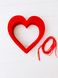 Гірлянда-серця великі з фетру на День Закоханих 18 см 12 шт (VD-00970) VD-00970 фото 3