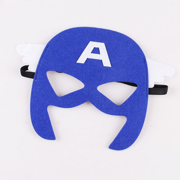 Дитяча маска супергероя "Капітан Америка" 020078 фото