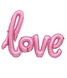 Декор для Дня закоханих - повітряний кулька Love (рожевий) VD-871 фото 1