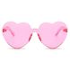 Пластиковые очки с сердечками розовые (R06062023) R06062023 фото 3