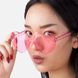 Пластиковые очки с сердечками розовые (R06062023) R06062023 фото 2