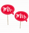 Таблички для свадебной фотосессии MR и MRS