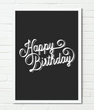 Постер на день рождения "Happy Birthday" (02237)