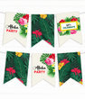 Паперова гірлянда для гавайської вечірки 12 прапорців (03440)