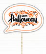 Табличка для фотосессии "Happy Halloween" (H-69) H-69 фото