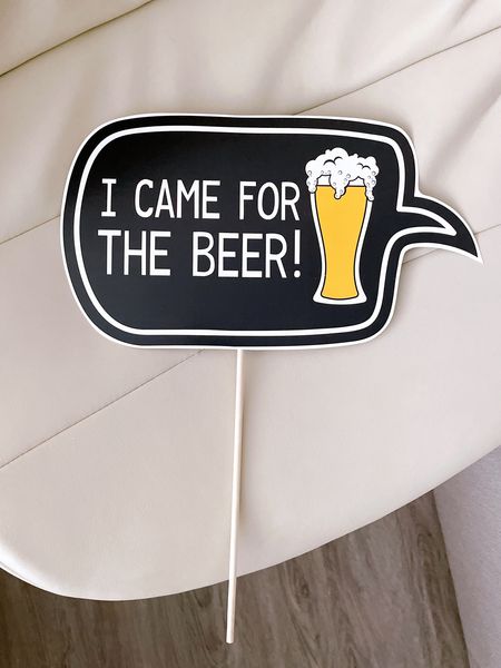 Табличка для фотосессии "I came for Beer" (05002) 05002 (1) фото