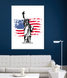 Декор-постер для американської вечірки зі Статуєю Свободи 2 розміри (AM8065) AM8065 фото 2