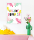 Постер для украшения вечеринки "Enjoy Summer" 2 размера без рамки (088911) 088911 фото 2